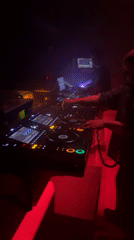 DJ performs at nightclub in North Kuta, Indonesia