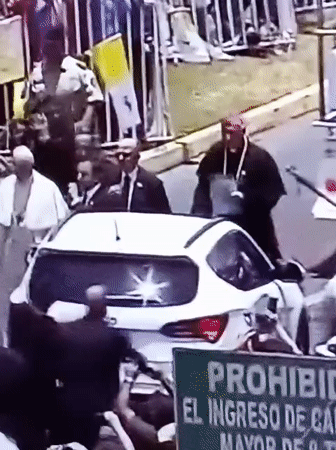 Pope Francis visit, military procession, laptop work captured in Badem