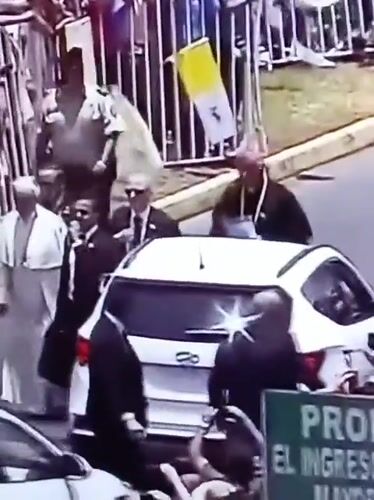 Pope Francis visit, military procession, laptop work captured in Badem