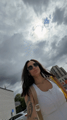 Woman films selfie, poses in car trunk in Pleven