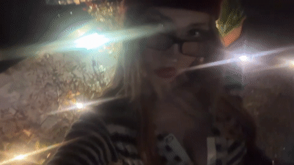 Woman in maroon beret spotted outdoors in Milan