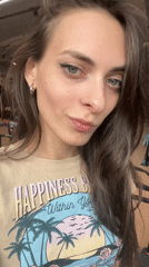 Woman photographed in casual portrait session in Krasnoyarsk