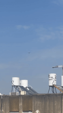 Outdoor gathering captured on rooftops in Kiryat Bialik