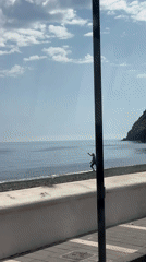 Coastal scene documented in Lipari, Italy morning