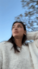 Woman photographed outdoors in Bjeliši, Montenegro