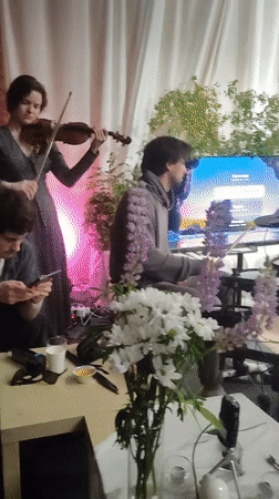 Musical gathering with multiple performers in Zhirnosovo, Russia