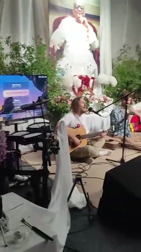 Musical gathering with multiple performers in Zhirnosovo, Russia