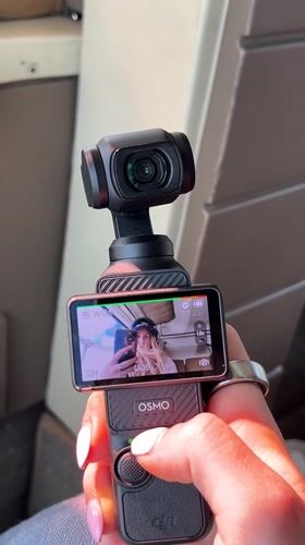 Tourist captures selfie moment with DJI camera at Victoria Falls