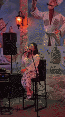 Live stage performance underway in Kokshetau, Kazakhstan