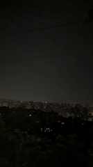 Nighttime cityscape documented in Shapingba District, China