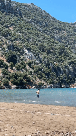 Sunny Beach Day Unfolds in Ortaca, Turkey