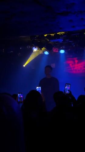 Live concert performance at Warsaw's Voodoo Club draws recording audience