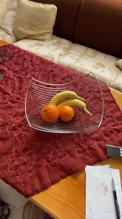 Morning fruit routine documented in Zlatograd, Bulgaria