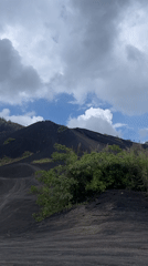 Volcanic landscape documented in Kintamani, Indonesia