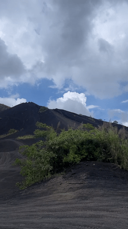 Volcanic landscape documented in Kintamani, Indonesia