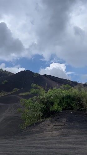 Volcanic landscape documented in Kintamani, Indonesia