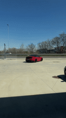 Red sports car, magazine spotted in Plovdiv parking area