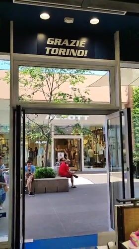 Outlet shopping at Settimo Cielo on a sunny June morning