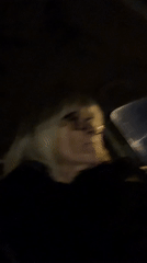 Woman in car observed at night in Saint-Galmier