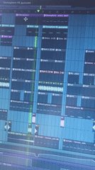 Music producer works on FL Studio project in Bar