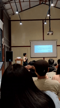Evening presentation draws small audience in Tacna, Peru