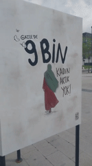 Gaza protest displays documented in Turkish public square
