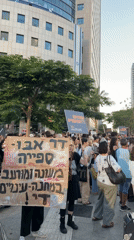 Tel Aviv protest demands release of detained Palestinian doctors