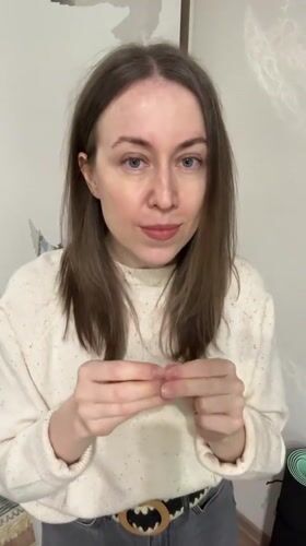 Woman photographed in casual morning routine in Kudrovo residence