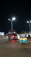 Barakin Angundi roadside at night: traffic, trade, and movement