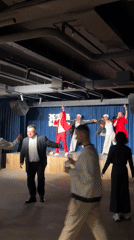 Musical group performs sailor-themed show in Krasnoyarsk venue