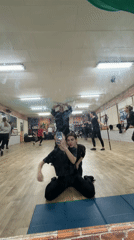 Sword play and dance practice session in Plovdiv studio