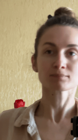 Morning routine documented in Kryvyi Rih apartment