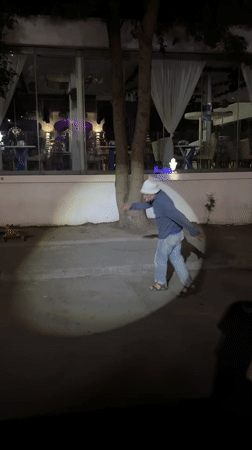 Late-night street dancing and drinks in Varna