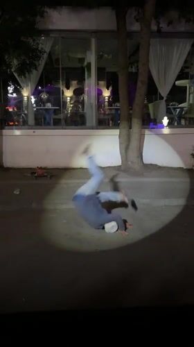 Late-night street dancing and drinks in Varna