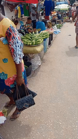 Busy daytime market activity documented in Onitsha, Nigeria