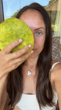 Morning fruit preparation documented in Ubud, Indonesia