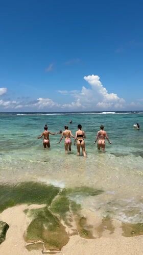 Serene beach scene captured in Ungasan, Indonesia