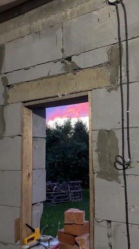 Striking summer sunset over a Perm neighborhood