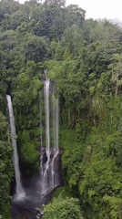 Sekumpul Waterfalls documented by witnesses in Sawan, Indonesia