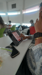 Evening Campus Life Documented at Educational Institution in Puebla