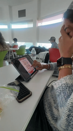 Evening Campus Life Documented at Educational Institution in Puebla