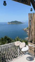 Relaxed coastal perch overlooking the sea in Hòa Xuân, Vietnam