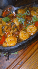 Seafood dinner documented at beachside restaurant in Northern Cyprus