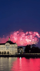 Fireworks over the Neva River, Saint Petersburg