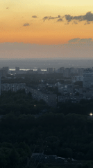 Fireworks Display Lights Up Dusk Sky Over Shirkovo, Russia