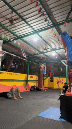 Fitness activities observed at outdoor gym in Calangute