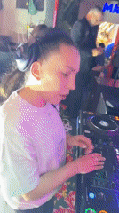 Moscow nightlife: DJ set in full swing, Red Square after dark