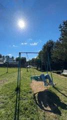 Spring afternoon moments captured in Russian residential areas