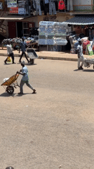 Daily street life documented in Bukuru, Nigeria