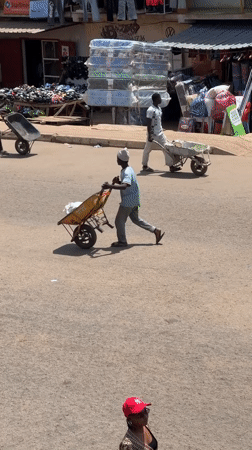 Daily street life documented in Bukuru, Nigeria